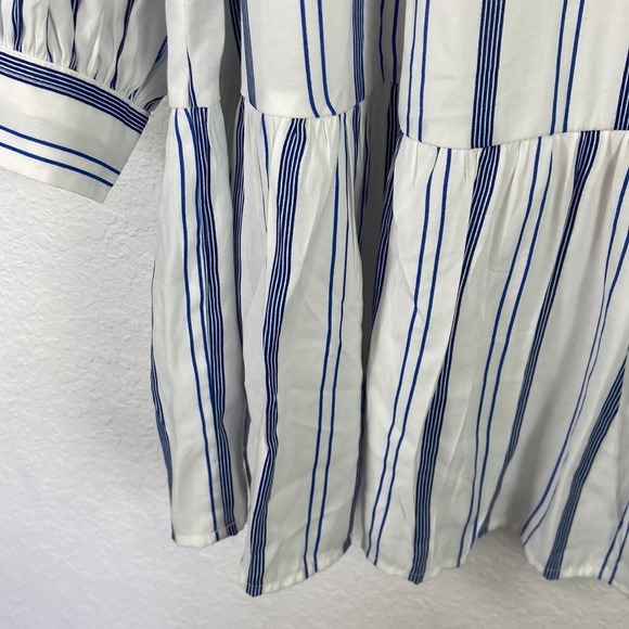 Euc Elizabeth and James Striped Long Sleeve Drop Waist Dress S - Picture 6 of 10